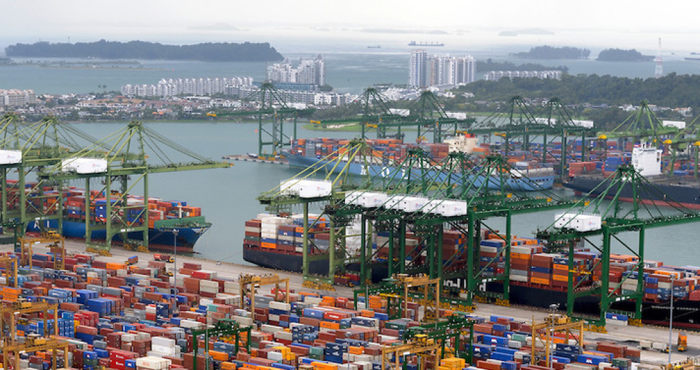 Seehafen Singapur |Singapore sea port|